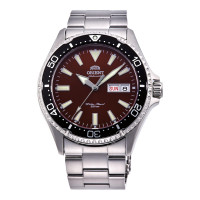 Orient Sports Kamasu/Mako III - AA00 RA-AA00 Reloj Automático para Hombre, Cuerda Manual, Resistente al Agua, Falun Rojo, Deportivo