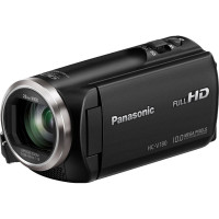 Videocámara Panasonic Full HD HC-V180K, zoom óptico de 50X, sensor BSI de 1/5,8 pulgadas, pantalla LCD táctil de 2,7 pulgadas (negro)