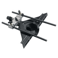 Guía de borde de enrutador universal DEWALT con recolección de polvo, ajuste fino, adaptador de vacío (DW6913)