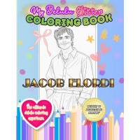Mi libro para colorear con purpurina de Delulu: Jacob Elordi