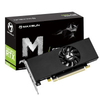maxsun GeForce RTX 3050 Tarjetas gráficas de 6 GB Tarjeta gráfica de vídeo GDDR6 GPU para PC para juegos Mini factor de forma pequeño SSF Diseño delgado de perfil bajo PCI Express 4.0, HDMI 2.1, DisplayPort 1.4a