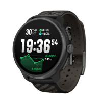 Reloj deportivo SUUNTO Race 2 GPS, pantalla táctil AMOLED de 1,5 con corona, duración de la batería de 16 días, métricas de entrenamiento e información de recuperación, GNSS dual, mapas globales sin conexión de 32 GB, ligero, negro titanio