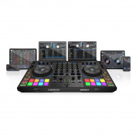 Reloop Mixon 8 Pro Controlador DJ de 4 canales, negro