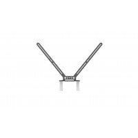 Barra de montaje Logitech para soporte de TV, sistema de videoconferencia, cámara de vigilancia, barra de vídeo - Gris