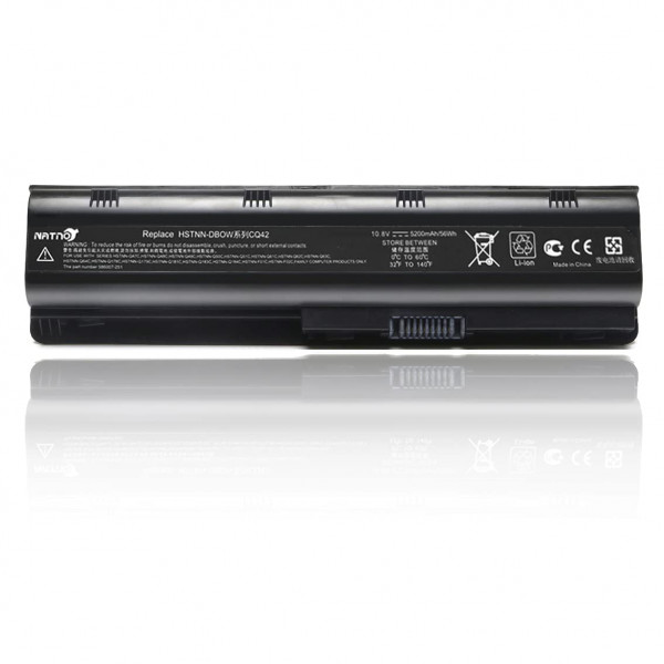 593553-001 593554-001 MU06 MU09 Batería extendida para portátil HP Pavilion G6 G7 G62 G72 G4 / 2000 Notebook PC / DV6 DV7 DM4 / Compaq Presario CQ32 CQ42 CQ43 CQ56 CQ57 CQ62 CQ72 [10.8V 5200mAh 6Cell]