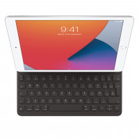 Apple Smart Keyboard: teclado y estuche para iPad Pro de 10,5 pulgadas, iPad Air (3.ª generación) y iPad (7.ª, 8.ª y 9.ª generación), cómoda experiencia de escritura, español - Negro