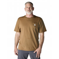 Carhartt K87 Camiseta de trabajo holgada para hombre, talla XL, Carhartt Brown