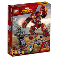 El kit de construcción LEGO Marvel Super Heroes Avengers: Infinity War The Hulkbuster Smash-Up 76104 incluye figuras de Proxima Midnight, Outrider y Bruce Banner (375 piezas)