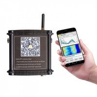 PQWT M400 Detector de agua móvil Aplicación de búsqueda de agua para teléfono inteligente para perforación de pozos Instrumento de prospección geológica de profundidad de 400 m con mapeo automático para estudio y ubicación de acuíferos profundos