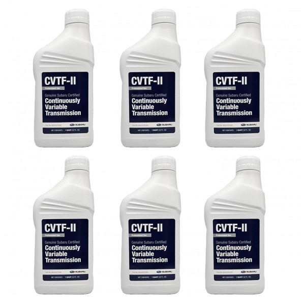 Subaru Crosstrek Legacy Outback Forester Impreza CVTF-II Líquido de transmisión automática (6 cuartos) - SOA427V1660 - OEM original