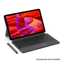 Paquete de productividad para tableta Amazon Fire Max 11 con estuche para teclado, lápiz óptico, procesador octa-core, 4 GB de RAM para hacer más durante el día, 128 GB, gris, sin anuncios en la pantalla de bloqueo