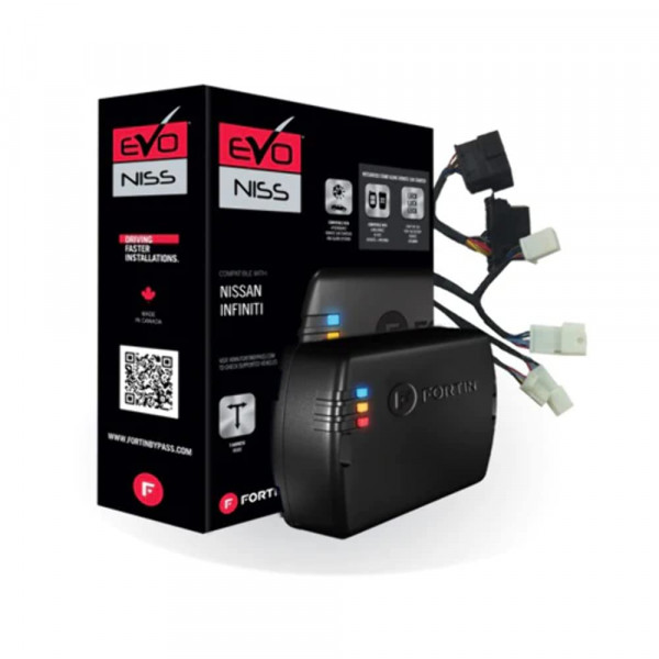 Sistema de arranque remoto independiente Fortin EVO-NIST1 para vehículos Infiniti Nissan Push-To-Start