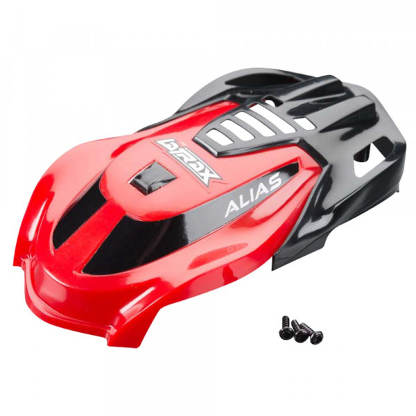 Helicóptero Traxxas Canopy Red Screws Alias