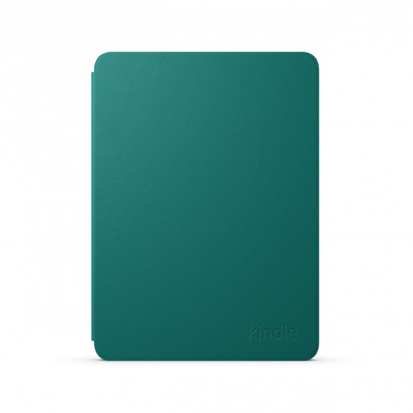 Funda de cuero de origen vegetal de Amazon: funda protectora ligera diseñada teniendo en cuenta la sostenibilidad para Kindle Paperwhite y Kindle Colorsoft