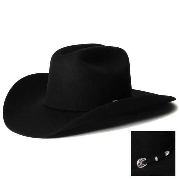 Stetson SBCRAL-7540, Color: Negro, Tamaño: 7 1/4 (SBCRAL-75400772)