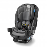 Graco SlimFit3 LX Asiento de automóvil delgado 3 en 1, orientado hacia atrás, orientado hacia adelante hasta asiento elevador para automóvil con respaldo alto, Kunningham