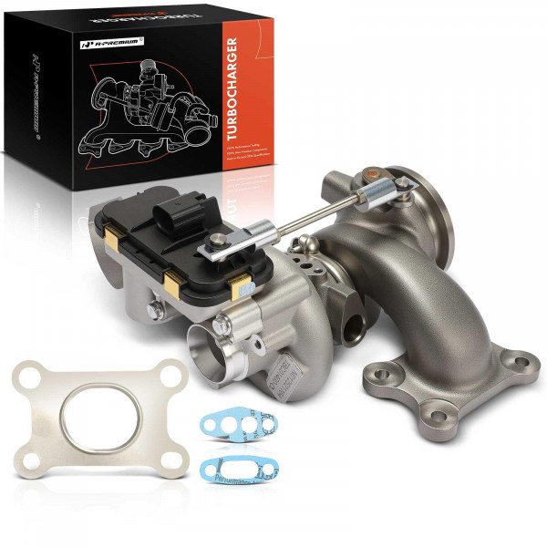 A-Premium TD025L4BR Kit completo de turbocompresor compatible con los modelos Audi y Volkswagen - A3 2014-2019, Q3, Golf, Passat