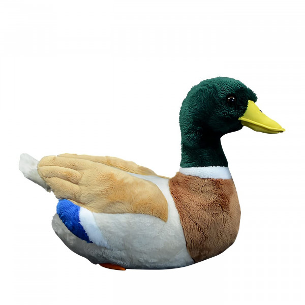 Nohito Kawaii Realista Pato Mallard Peluche Animal Realista Pato Verde Plushie Almohada Muñeca Decoración del Hogar 12.2 Largo (Pato Mallard)