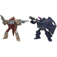 Transformers Legacy United Doom 'n Destruction Collection, figura de acción convertible Mayhem Attack Squad, paquete de 4, avería y barredora de viento, más de 8 años (exclusivo de Amazon)