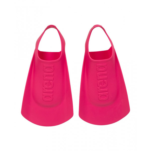 Arena Aletas de natación unisex para niños y jóvenes, para principiantes, entrenamiento de natación, talón abierto, aberturas hidrodinámicas, aletas cortas para jóvenes, rosa, talla 9-10 US