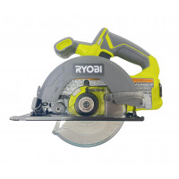 Ryobi One P505 Sierra circular inalámbrica de iones de litio de 18 V, 5 1/2 pulgadas, 4700 RPM (batería no incluida, solo herramienta eléctrica), verde
