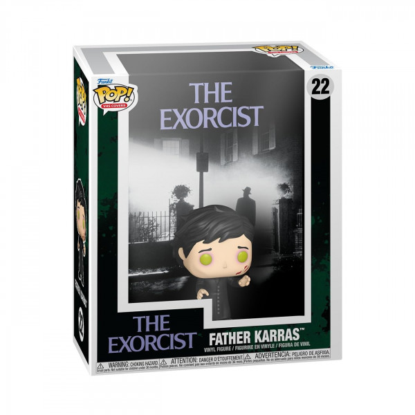 ¡Funko Pop! Portada VHS: El Exorcista - Padre Karras - Figura de vinilo coleccionable - Idea de regalo - Mercancía oficial - Juguetes para niños y adultos - Fans del terror - Figura modelo para coleccionistas