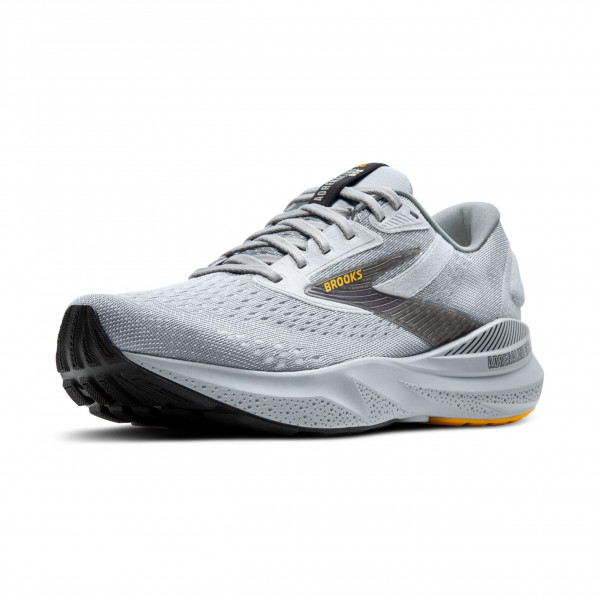 Brooks Adrenaline GTS 24 Zapatilla para correr con soporte para hombre - Aleación/Blanco/Oro Fusion - 10 Medium