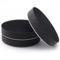 SIJDIEE Paquete de 3 almohadillas de interfaz, gancho y bucle de 5 pulgadas, esponja de densidad suave, almohadilla de respaldo, almohadillas de interfaz de lijado de espuma para lijadora orbital, pulido de carpintería automotriz