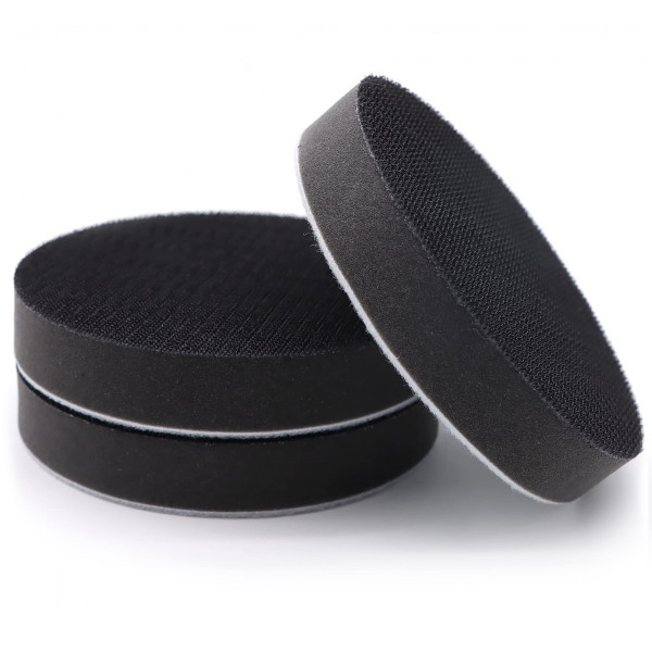 SIJDIEE Paquete de 3 almohadillas de interfaz, gancho y bucle de 5 pulgadas, esponja de densidad suave, almohadilla de respaldo, almohadillas de interfaz de lijado de espuma para lijadora orbital, pulido de carpintería automotriz