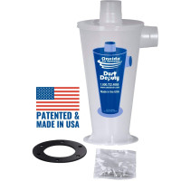 Oneida Air Systems Dust Adjunto DIY Separador ciclónico antiestático para aspiradoras de taller húmedo/seco (DD DIY)