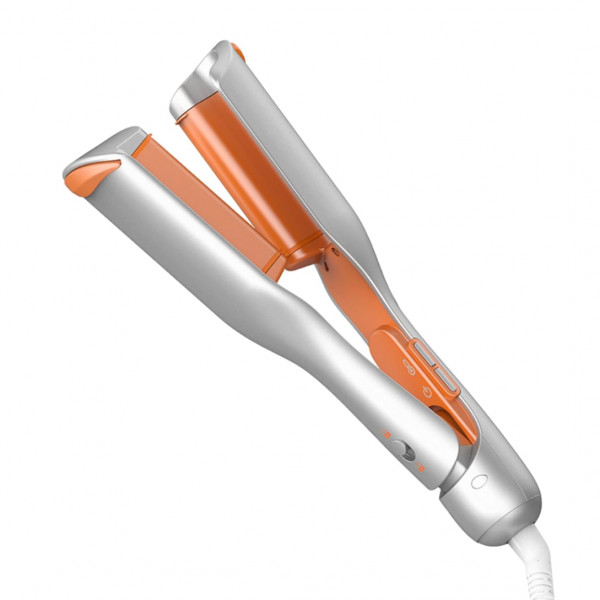 SHEGLAM Ondulado profundo de 0,75 pulgadas para cabello corto, ligero, doble voltaje, temporizador inteligente, herramienta para el cabello, rizador, doble barril y temperaturas ajustables, antiescaldaduras, fácil de usar