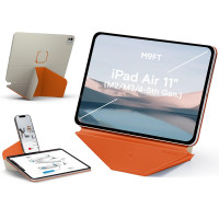 MOFT Dynamic Folio Funda para iPad Air de 11 pulgadas (M4 2026 / M3 2025 / M2 2024) y iPad Air de 10,9 pulgadas (5.° 2022/4.° 2020), funda delgada con soporte magnético con más de 20 ángulos de visión, ultradelgada, blanco playa x terracota