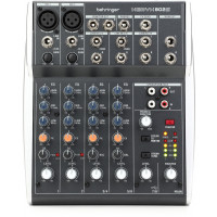 Behringer XENYX 802S Mezclador analógico premium de 8 entradas con interfaz de transmisión USB