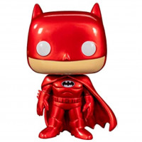 ¡Funko Pop! Heroes: Batman 80 años - Batman (Edición especial rojo metálico) #144