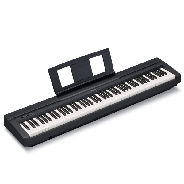 YAMAHA P71 Piano digital de acción contrapesada de 88 teclas con pedal de sostenido y fuente de alimentación (exclusivo de Amazon)