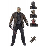 NECA Freddy vs Jason - Figura de acción a escala de 7 - Ultimate Jason