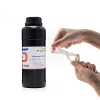 Siraya Tech Tenacious Impresora 3D Resina flexible de curado UV de 405 nm con resina de fotopolímero estándar de alta resistencia al impacto para impresión 3D LCD DLP (500 g, transparente)