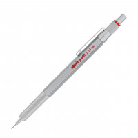 Rotring 600 Portaminas, 0,5 mm, Cuerpo plateado (1904445)