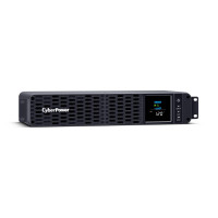 CyberPower CP1500PFCRM2U PFC Sinewave UPS Respaldo de batería y protector contra sobretensiones, 1500VA/1000W, 8 salidas, AVR, Montaje en rack 2U de profundidad corta, Certificado UL