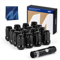 Orion Motor Tech Tuercas M10 x 1,25, tuercas ATV compatibles con Honda Kawasaki Suzuki Yamaha Can-Am Bombardier Arctic Cat, juego de tuercas de rueda de 10 mm x 1,25, juego de 16