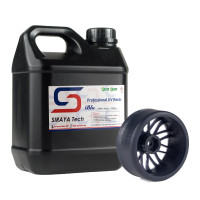 Siraya Tech Blu Resina para impresora 3D de nailon, resistente y precisa, de alta resolución, 405 nm, resina rápida de curado UV para impresora LCD DLP 3D y capacidad de 8K (2 kg, nailon negro)