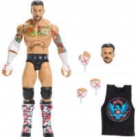 Mattel WWE Elite Collection Top Picks Juego de figuras de acción y accesorios, CM Punk coleccionable de 6 pulgadas con manos intercambiables y anillo (los estilos pueden variar)
