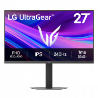 LG 27G440A-B Monitor de juegos IPS Ultragear Full HD (1920 x 1080) de 27 pulgadas, 240 Hz, 1 ms, compatible con G-SYNC, FreeSync Premium, HDMI 2.1, DisplayPort, soporte ajustable de inclinación/altura/giro/pivote, negro