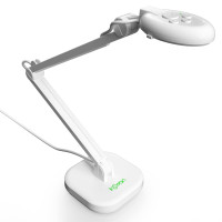 Cámara de documentos USB INSWAN INS‑2 4K – 13 MP, enfoque automático dual, luz LED y micrófono, Plug & Play, Mac, Windows, iPad, Chromebook, captura A3 – Ideal para profesores y aulas