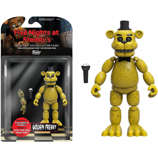 Funko Five Nights at Freddy's POP Figura de acción articulada Golden Freddy, multicolor, 5,5 pulgadas