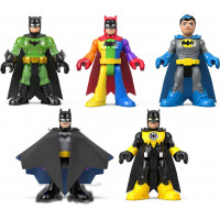 Fisher-Price Imaginext DC Super Friends Batman Toys Juego de figuras de la colección del 80 aniversario para adultos y niños en edad preescolar a partir de 3 años