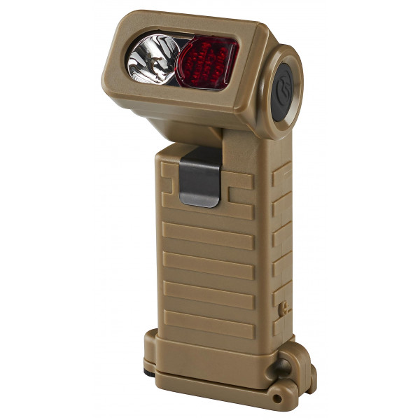 Streamlight 14975 Luz militar para botas Sidewinder con 2 pilas alcalinas AA en caja, Coyote