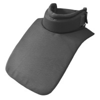 LEONARK Hema Overlays Protector de garganta Gorjal de esgrima con placa de protección para Hema Longsword Rapier Sabre Armory