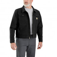 Carhartt Chaqueta Berwick Rugged Flex® Duck para hombre, negro, grande