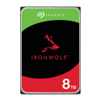 Disco duro interno Seagate IronWolf NAS de 8 TB HDD - 3,5 pulgadas SATA 6 Gb/s 7200 RPM 256 MB de caché para almacenamiento conectado en red RAID - Embalaje sin frustraciones (ST8000VNZ04/N004)